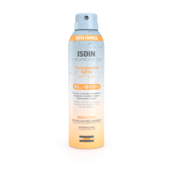 FOTOPROTECTOR ISDIN SPF 50 PEDIATRICS SPRAY TRANSPARENT WET SKIN  1 ENVASE 250 ML