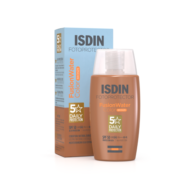 FOTOPROTECTOR ISDIN SPF 50 FUSION WATER COLOR  1 ENVASE 50 ML BRONZE
