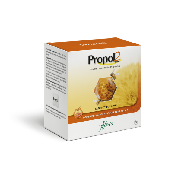 PROPOL 2 EMF  20 COMPRIMIDOS BUCODISPERSABLES SABOR CITRICO Y MIEL