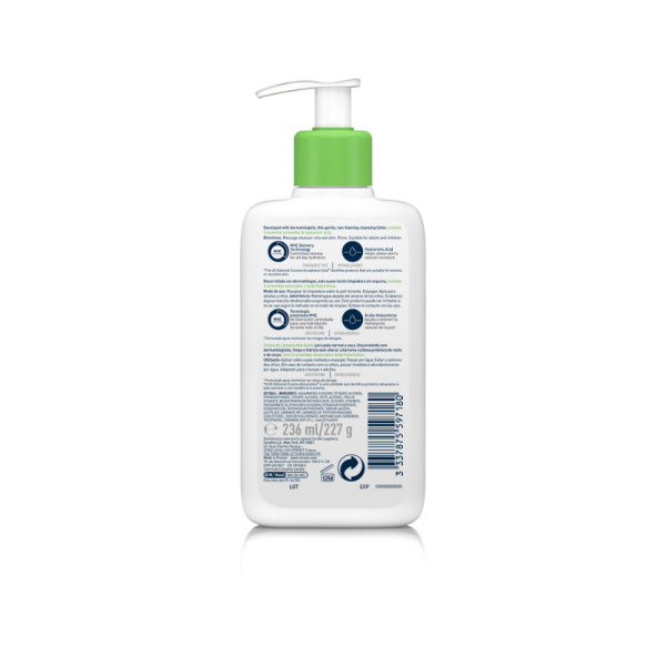 CERAVE LIMPIADORA HIDRATANTE  1 ENVASE 473 ML - Imagen 3