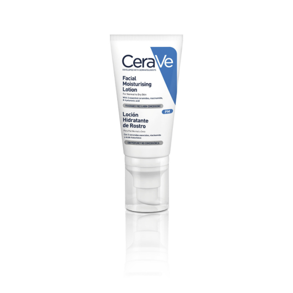 CERAVE LOCION HIDRATANTE DE ROSTRO PIEL NORMAL  1 ENVASE 52 ML - Imagen 2