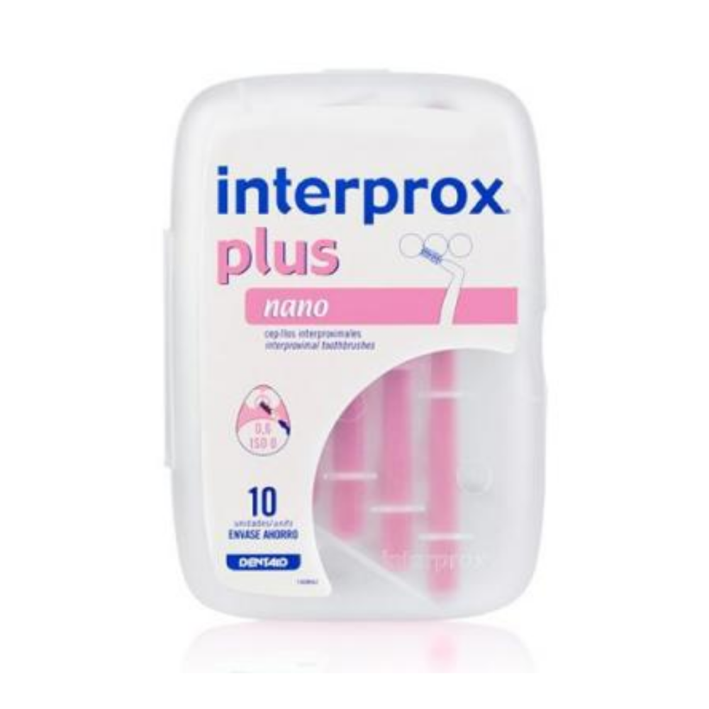 CEPILLO ESPACIO INTERPROXIMAL INTERPROX PLUS 2G NANO 10 UNIDADES